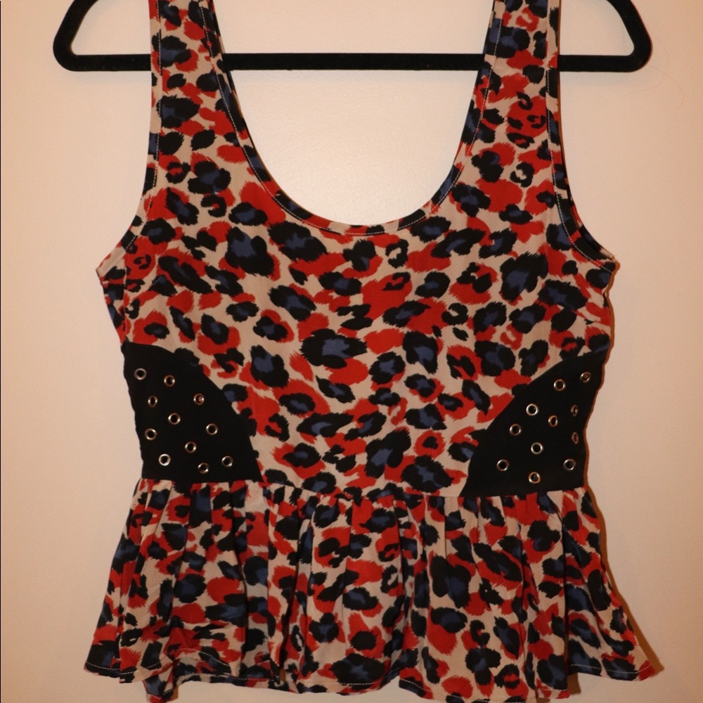 Peplum tank top